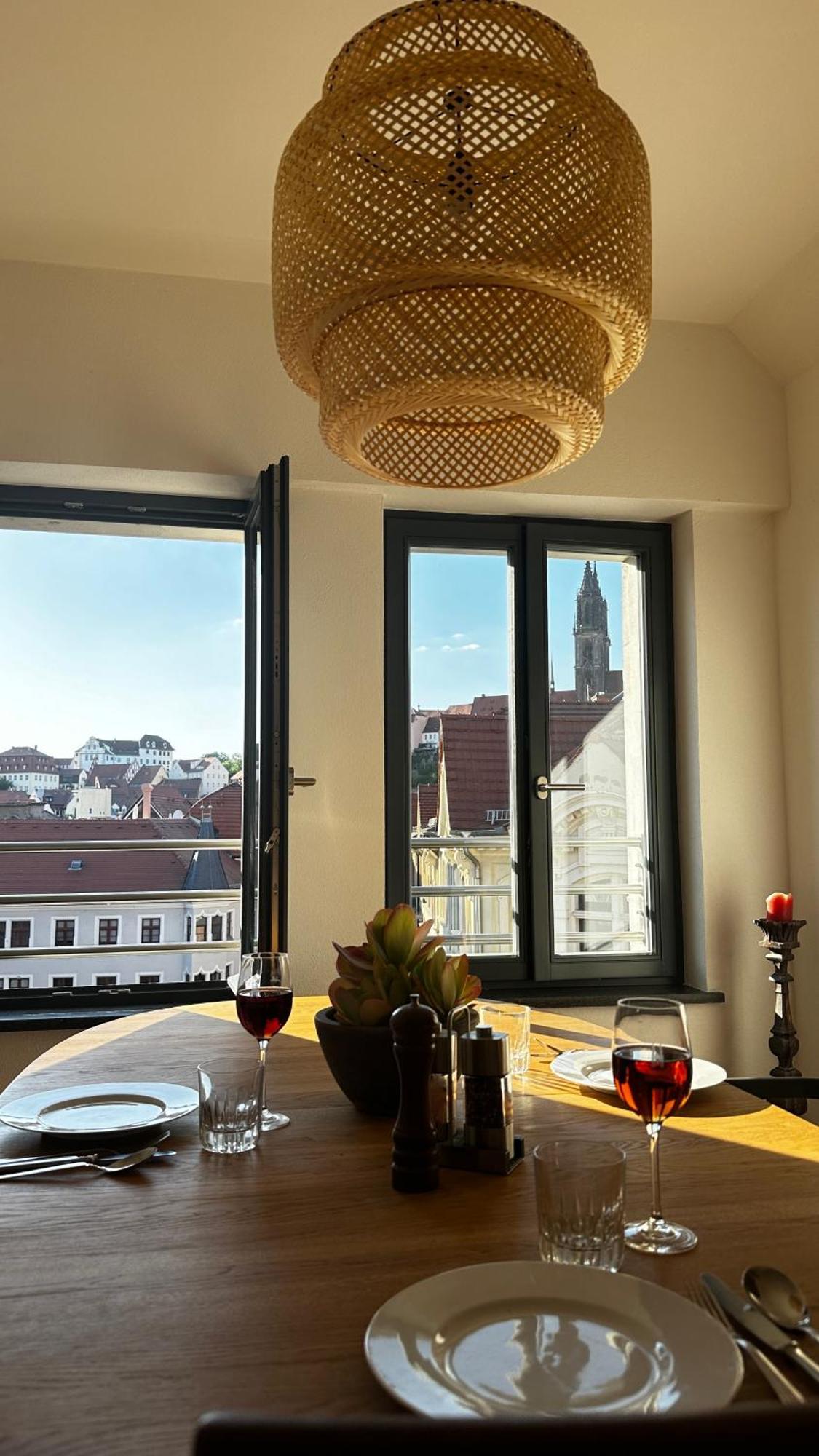 Ruhige-Moderne Wohnung Mit Burgblick Meißen Kültér fotó